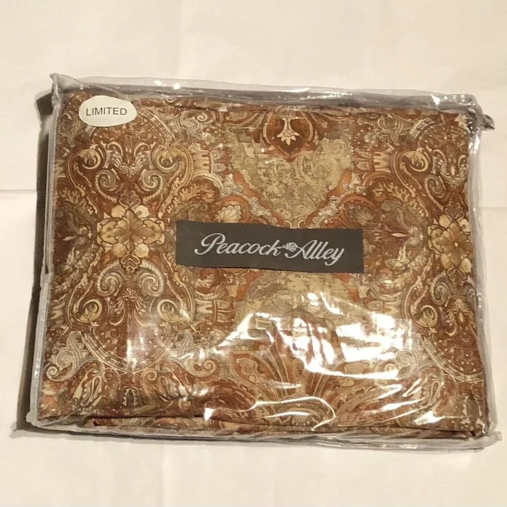 Peacock Alley Baroque Paisley Duvet Cover Set